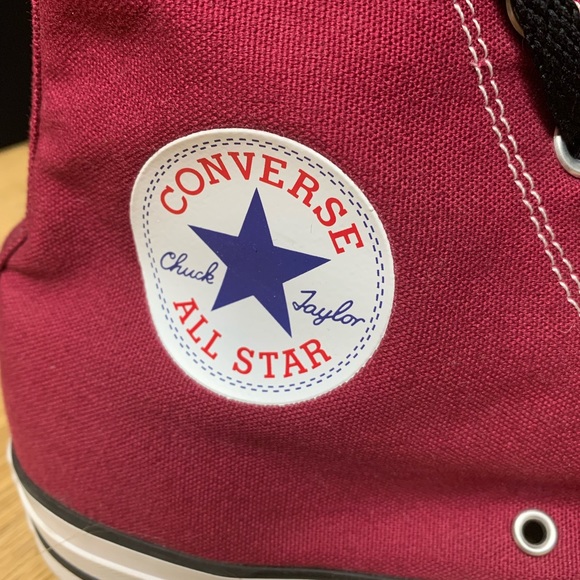 Converse All Stars, Burgundy Chuck Taylor Highs